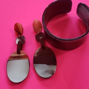 Earrings + Matching Cuff